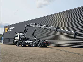 משאית הרמת וו, משאית מנוף MAN TGS 35.470 8X4 BB / HIAB CRANE + HOOKLIFT: תמונה 4