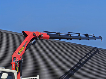 משאית צד נופל/ שטוחה, משאית מנוף Scania P410 6x2*4 / PALFINGER 35 tm CRANE + WINCH: תמונה 2