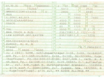 כלי רכב מסחרי מזהיר MAN 8.220 4x2 Meiller 3S. Kipper | TOP Zustand!: תמונה 2 כלי רכב מסחרי מזהיר MAN 8.220 4x2 Meiller 3S. Kipper | TOP Zustand!: תמונה 2