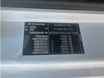 משאית צד נופל/ שטוחה Mercedes-Benz 1221 4X2 offene Pritsche: תמונה 3