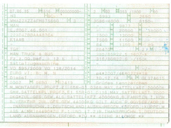 מזהיר Mercedes-Benz 2643 6x4 Meiller 3S. Kipper Bordmatik | Blatt/Bl: תמונה 2