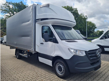 כלי רכב מסחרי עם וילונות צד Mercedes-Benz Sprinter 317 CDI Pritsche Plane Schlafkab. RWD: תמונה 3