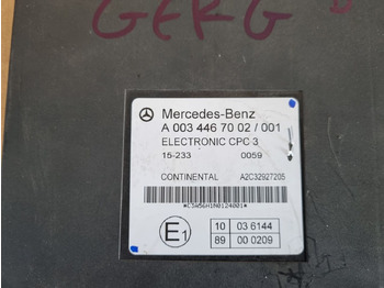 ECU עבור משאית Continental ELECTRONIC CPC 3 A 0044465602 Mercedes-Benz ACTROS MP4 EURO 6: תמונה 2 ECU עבור משאית Continental ELECTRONIC CPC 3 A 0044465602 Mercedes-Benz ACTROS MP4 EURO 6: תמונה 2