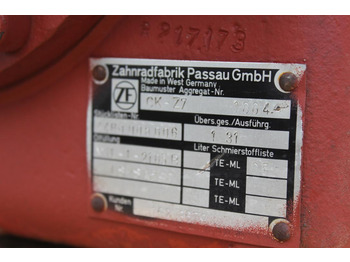 תיבת הילוכים עבור מכונת בנייה Moxy ZF CK Z7: תמונה 4