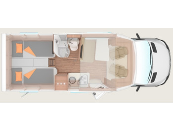 רכב ממונע חצי-משולב WEINSBERG CaraCompact Suite MB 640 MEG