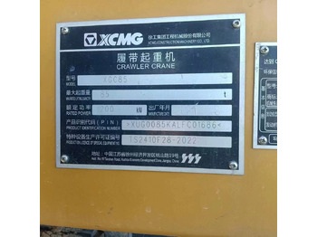 עגורן זוחל XCMG Official Used Crawler Crane 85 Ton XGC85 Used Mobile Crane With High Quality: תמונה 4