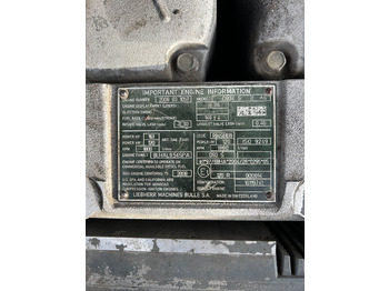 מנוע עבור מחפר Liebherr D934S A6: תמונה 3