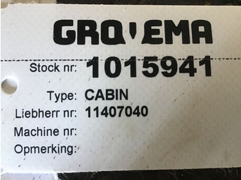 תא ופנים הרכב LIEBHERR