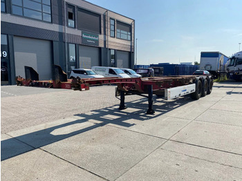 סמיטריילר מוביל מכולות/ החלפת גוף Krone SD 27 / container chassis / BPW + Disc / 1x Lift Axle: תמונה 4