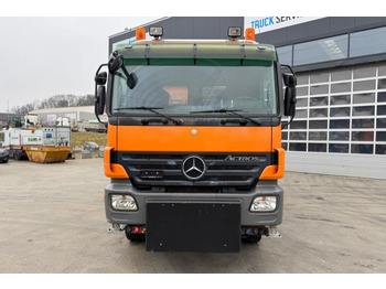 מזהיר Mercedes-Benz Actros 1841 4x4 mit Schneeplfug: תמונה 3