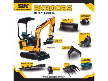 מיני מחפר BERGER KRAUS