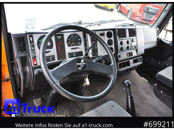 משאית צד נופל/ שטוחה, משאית מנוף MAN MAN F 2000 26.464 Intarder Kran PK 15.500 Funk,: תמונה 4