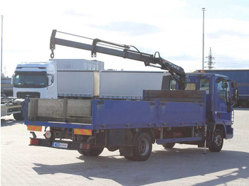 משאית צד נופל/ שטוחה, משאית מנוף Iveco EUROCARGO 100E17, EURO 3, CRANE HIAB 035-2: תמונה 3