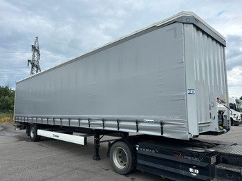 חָדָשׁ סמיטריילר עם וילונות צד Krone 1-achs Auflieger, Heckabstützung XL Zertifikat, Edscha-Verdeck,: תמונה 3 חָדָשׁ סמיטריילר עם וילונות צד Krone 1-achs Auflieger, Heckabstützung XL Zertifikat, Edscha-Verdeck,: תמונה 3