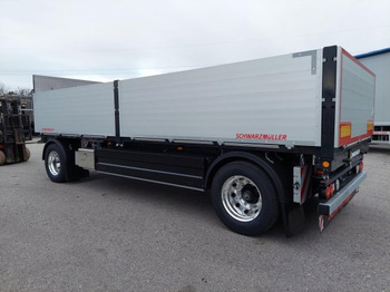 חָדָשׁ קרון נגרר צד נופל/ שטוח Schwarzmüller 2-Achs Jumbo-Baustoff-Plateauanhänger, BPW-Achsen, Alufelgen,: תמונה 2