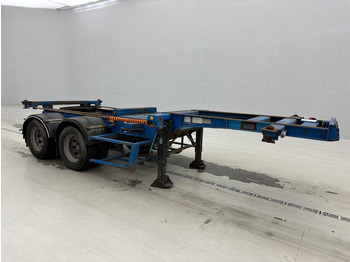 סמיטריילר מוביל מכולות/ החלפת גוף ASCA Bi-train skelet 20 ft: תמונה 4