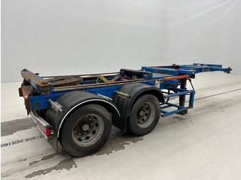 סמיטריילר מוביל מכולות/ החלפת גוף ASCA Bi-train skelet 20 ft: תמונה 5