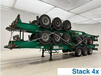 סמיטריילר מוביל מכולות/ החלפת גוף FRUEHAUF