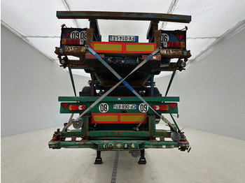 סמיטריילר מוביל מכולות/ החלפת גוף Fruehauf 4x Skelet 2 x 20-40 ft*: תמונה 2