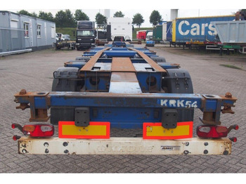 סמיטריילר מוביל מכולות/ החלפת גוף Krone Polyvalent skelet 20-30-40-45 ft: תמונה 5