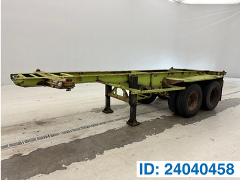 סמיטריילר מוביל מכולות/ החלפת גוף VAN HOOL 20'