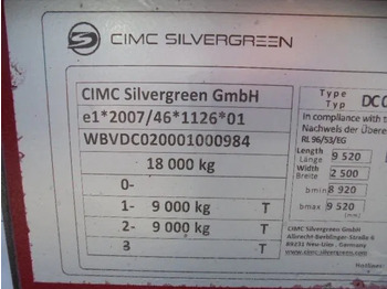 קרון נגרר מוביל מכולות/ החלפת גוף CIMC DC 02: תמונה 5 קרון נגרר מוביל מכולות/ החלפת גוף CIMC DC 02: תמונה 5