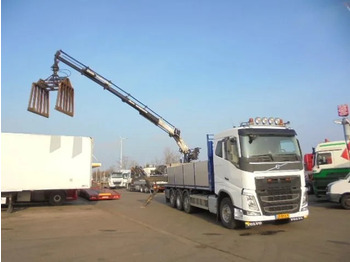 משאית צד נופל/ שטוחה, משאית מנוף Volvo FH FH 460 8X2: תמונה 3