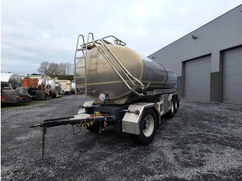 קרון נגרר עם מכל עבור הובלה של חלב Magyar 3 AXLES - INSULATED STAINLESS STEEL TANK 17000L 1 COMP: תמונה 1