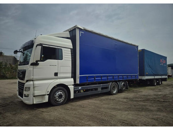 משאית וילונות צד MAN TGX 26.460 Firana ZESTAW: תמונה 2