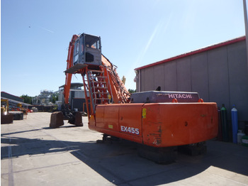 מטפל בפסולת/ תעשייתי FIAT-HITACHI EX455 Stationary dock/ship material handler: תמונה 3