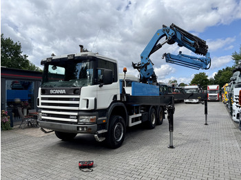 משאית צד נופל/ שטוחה SCANIA P124