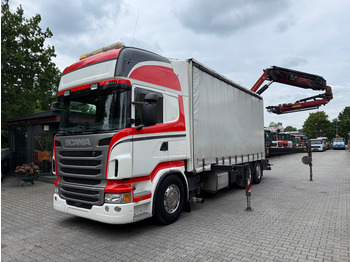 משאית צד נופל/ שטוחה SCANIA R 480