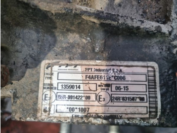 מנוע עבור משאית Iveco Tector 7 F4AFE611E*C006 Engine (Truck): תמונה 2