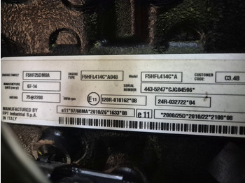 חָדָשׁ מנוע עבור מכונת בנייה New Caterpillar C3.4B / F5HFL414C*A048 Engine (Plant): תמונה 2