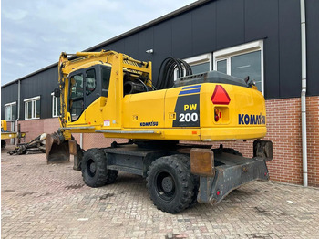 מחפר גלגלים Komatsu PW200: תמונה 2 מחפר גלגלים Komatsu PW200: תמונה 2