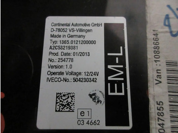 מערכת חשמל עבור משאית Iveco 504230342 EM-L MODULEN IVECO HI WAY MODEL EURO 6: תמונה 4