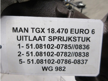 יריעת פליטה עבור משאית MAN 51.08102-0785 // 0836 // 51.08102-0782 // 0838 // 51. 08102-0786 // 0837 // MAN TGX 18.470: תמונה 5