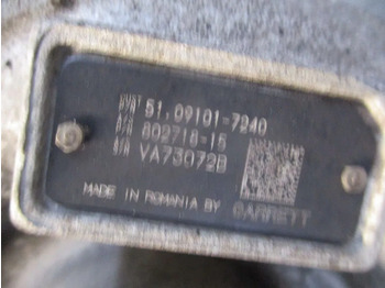 טורבו עבור משאית MAN TGS 51.09101-7240 TURBO EURO 6: תמונה 2