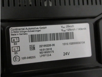 לוח מחוונים עבור משאית Renault 22166228 INSTRUMENTENPANEEL RENAULT T 520 EURO 6: תמונה 4