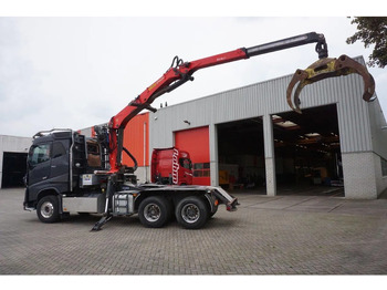 משאית עץ, משאית מנוף Volvo FH16-750 / ENGINE RUNNING / 6x4 / RETARDER / BIG AXLE / VEB+ / PALFINGER FD250 / EURO-6 / 2016: תמונה 5