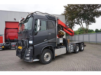 משאית עץ, משאית מנוף Volvo FH16-750 / ENGINE RUNNING / 6x4 / RETARDER / BIG AXLE / VEB+ / PALFINGER FD250 / EURO-6 / 2016: תמונה 2