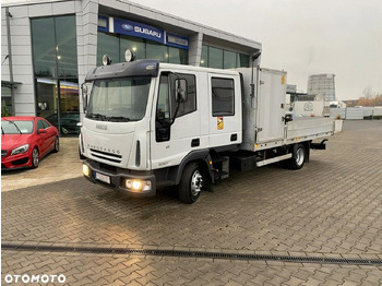 משאית צד נופל/ שטוחה, משאית מנוף Iveco Eurocargo ML80E17 / HDS HMF / 1 Owner / Doka: תמונה 4