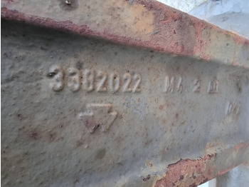 סרן אחורי Massey Ferguson 3050, 3060, 6120, Rear Axle Housing Lh 3382022m4, 3382146m19: תמונה 2