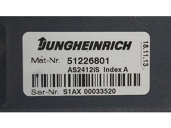ECU עבור ציוד לטיפול בחומרים Jungheinrich 51226801 | Rij/hef/stuur regeling  drive/lift/steering controller A: תמונה 3