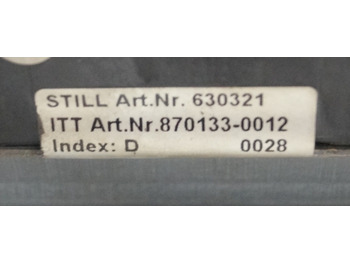 לוח מחוונים עבור ציוד לטיפול בחומרים Still 630321 | Display for R60-S60 ITT art nr 870133-0012 index D Display for R60-S60 ITT art nr 870133-0012 index D: תמונה 3