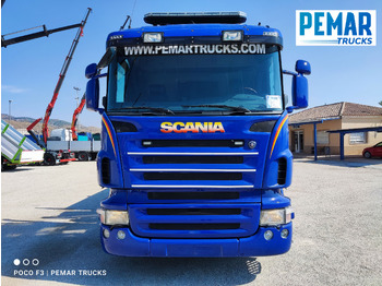 מזהיר, משאית מנוף SCANIA R 420 6X2 GRUA PALFINGER PK 23002 BASCULANTE: תמונה 3