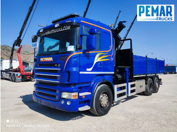 מזהיר, משאית מנוף SCANIA R 420 6X2 GRUA PALFINGER PK 23002 BASCULANTE: תמונה 2