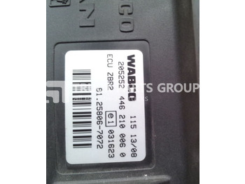 ECU עבור משאית MAN TGA, TGX, ECU central on-board computer ZBR, ZBR2, 81258067072, control unit: תמונה 3