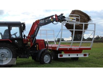 חָדָשׁ קרון נגרר לפלטפורמות חקלאיות Metal-Fach T014/1 Ballentransportanhänger Ballenanhänger Ballenwagen: תמונה 2