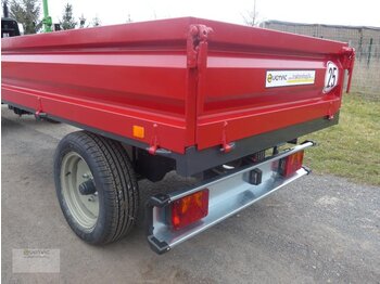 חָדָשׁ מסיר פסולת/ קרון נגרר חקלאי Vemac Kipper Heckkipper Kippanhänger Anhänger 2ton 2000kg NEU: תמונה 2